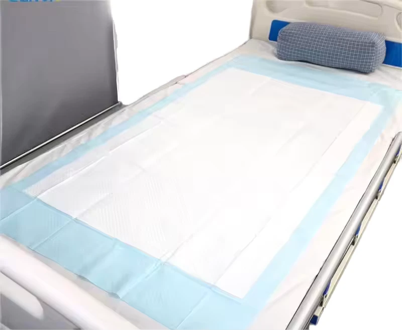 Factory-Medical-Disposable-Adult-3-Ply-Fluff-Pulp-Urine-Absorbent-Underpads-Quick-Water-Absorption-Waterproof Factory Medical Disposable Adult 3 Ply Fluff Pulp Urine Absorbent Underpads Quick Water Absorption Waterproof