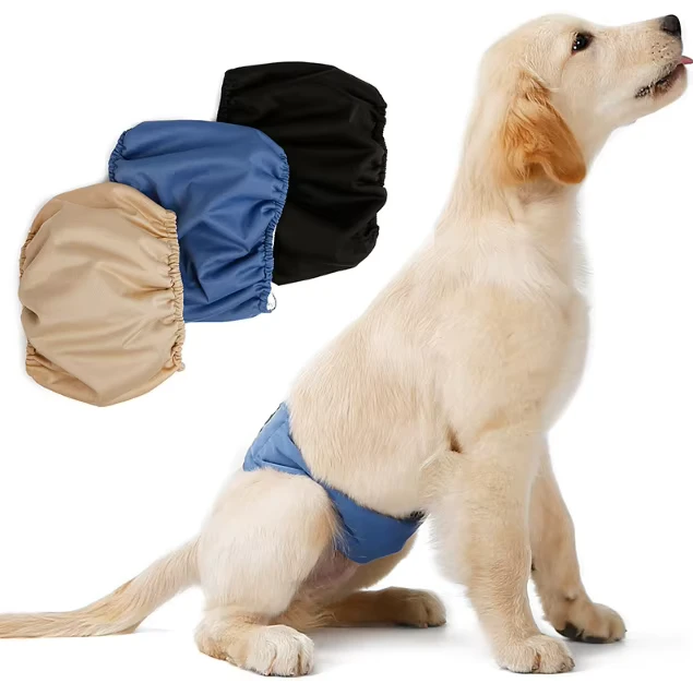 For-Eco-Friendly-Classic-Style-Male-Dog-Diapers-Fall-Season-Polyester-Material-Printed-Size-L For Eco Friendly Classic Style Male Dog Diapers Fall Season Polyester Material Printed Size L