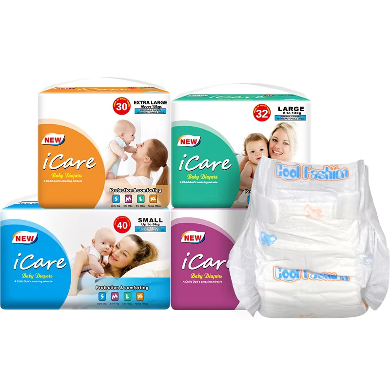 For-Super-Soft-Cotton-Disposable-Baby-Diaper-Pants-3D-Leak-Prevention-Printed-Sizes-S-M-L-XL-Nappies For Super Soft Cotton Disposable Baby Diaper Pants 3D Leak Prevention Printed Sizes S M L XL Nappies