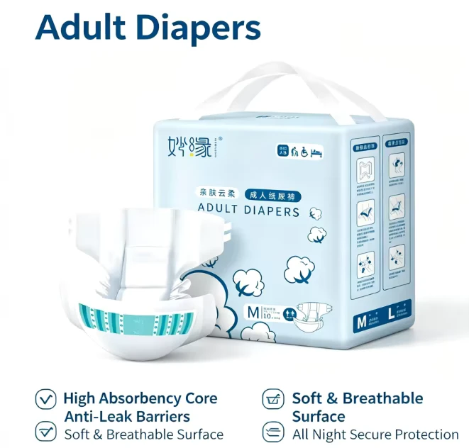 Free-Sample-Disposable-Adult-Diapers-Breathable-Adult-Diaper-Pants-3D-Leak-Prevention-ABDL-CE-Certified-OEM-ODM Free Sample Disposable Adult Diapers Breathable Adult Diaper Pants 3D Leak Prevention ABDL CE Certified OEM ODM