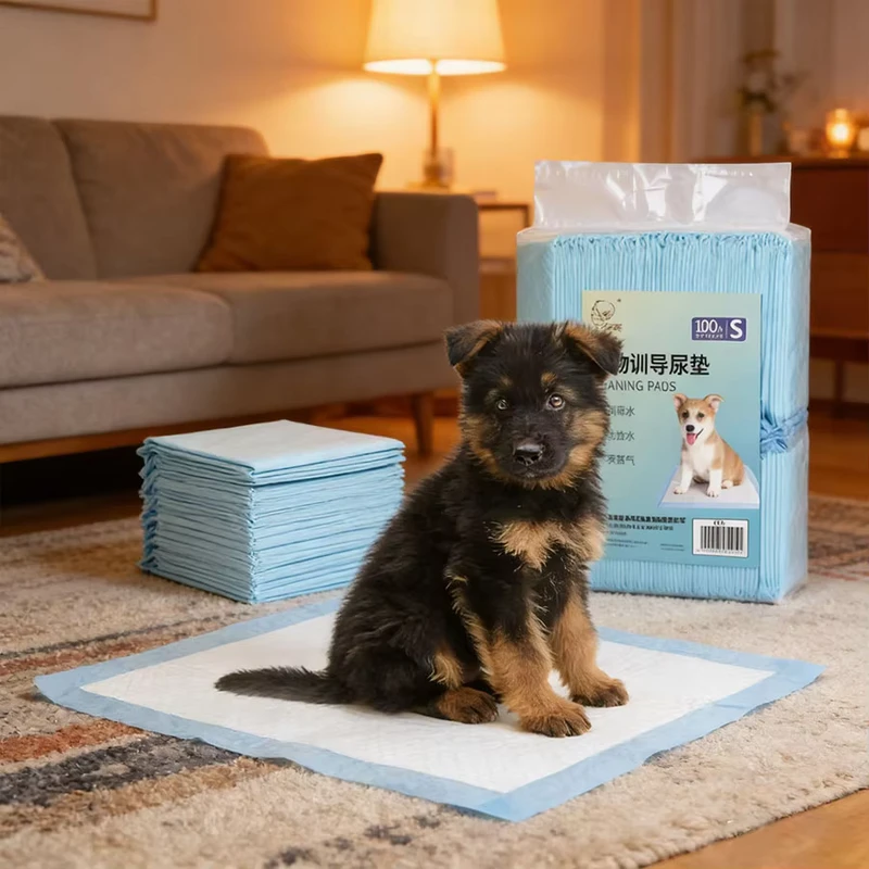 Free-Sample-Puppy-Pee-Pad-33-X-45cm-Pet-Pads-S-Size-100-Pieces-Per-Package-Manufacturers-Disposable-Leak-Proof-Pet-Training-Pad Free Sample Puppy Pee Pad 33 X 45cm Pet Pads S Size 100 Pieces Per Package Manufacturers Disposable Leak Proof Pet Training Pad