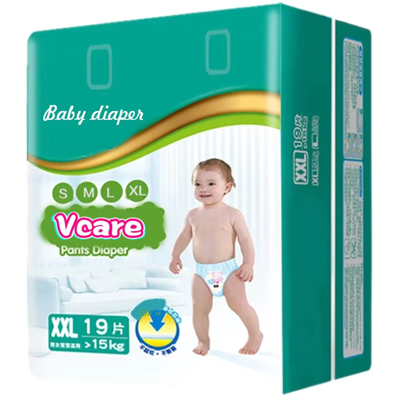 Grade-A-Disposable-Non-Woven-Baby-Diaper-Pants-with-3D-Leak-Prevention-Eco-Friendly-Sizes-NB-XL-Economical-Factory-Stock Grade A Disposable Non Woven Baby Diaper Pants with 3D Leak Prevention Eco Friendly Sizes NB XL Economical Factory Stock