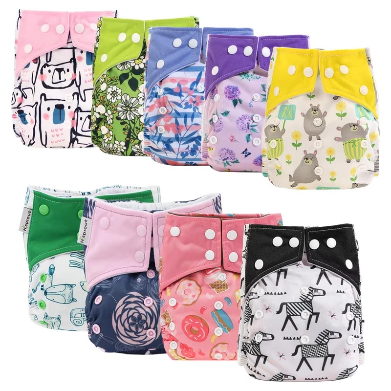 High-Quality-PUL-Material-Baby-Cloth-Diaper-With-Bamboo-Insert-Reusable-and-Green-Baby-Diaper High Quality PUL Material Baby Cloth Diaper With Bamboo Insert Reusable and Green Baby Diaper