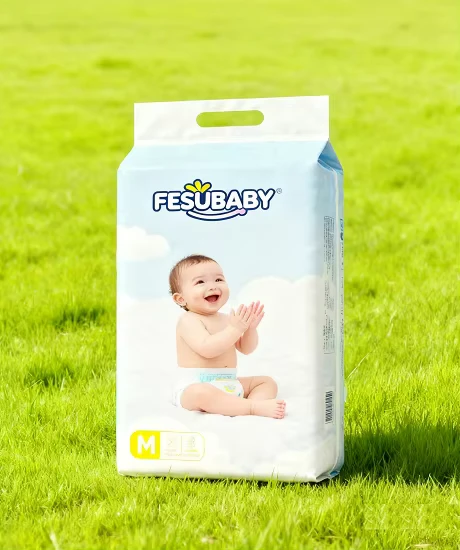 High-Quality-Printed-Disposable-Baby-Diapers-with-Leak-Guard-Soft-Breathable-Absorbent-Material-China-Factory High Quality Printed Disposable Baby Diapers with Leak Guard Soft Breathable Absorbent Material China Factory