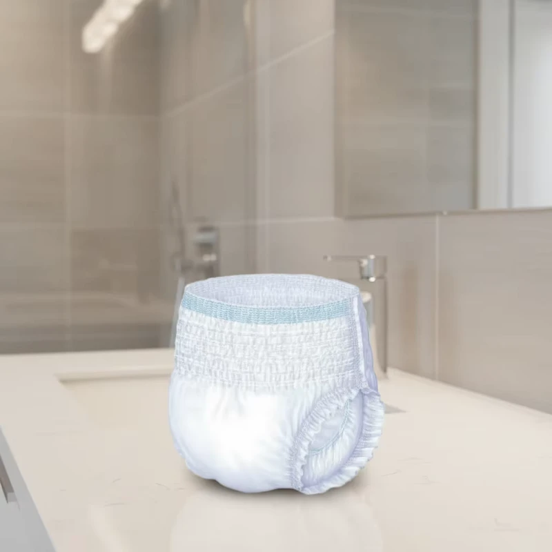 Highly-Absorbent-Disposable-Adult-Pull-up-Pants-with-Leak-Guard-Easily-Deal-with-Incontinence-Troubles-6Drops Highly Absorbent Disposable Adult Pull up Pants with Leak Guard Easily Deal with Incontinence Troubles 6Drops