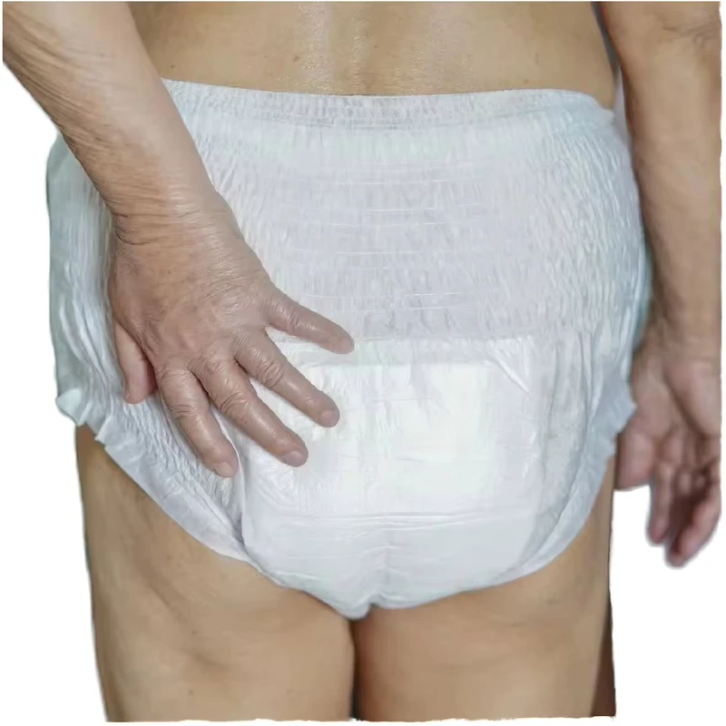 Hospital-Comfort-Soft-Breathable-High-Absorption-Geriatric-Disposable-Pull-up-Pants-Adult-Diaper-Pants-Adult-Nappies-OEM Hospital Comfort Soft Breathable High Absorption Geriatric Disposable Pull up Pants Adult Diaper Pants Adult Nappies OEM