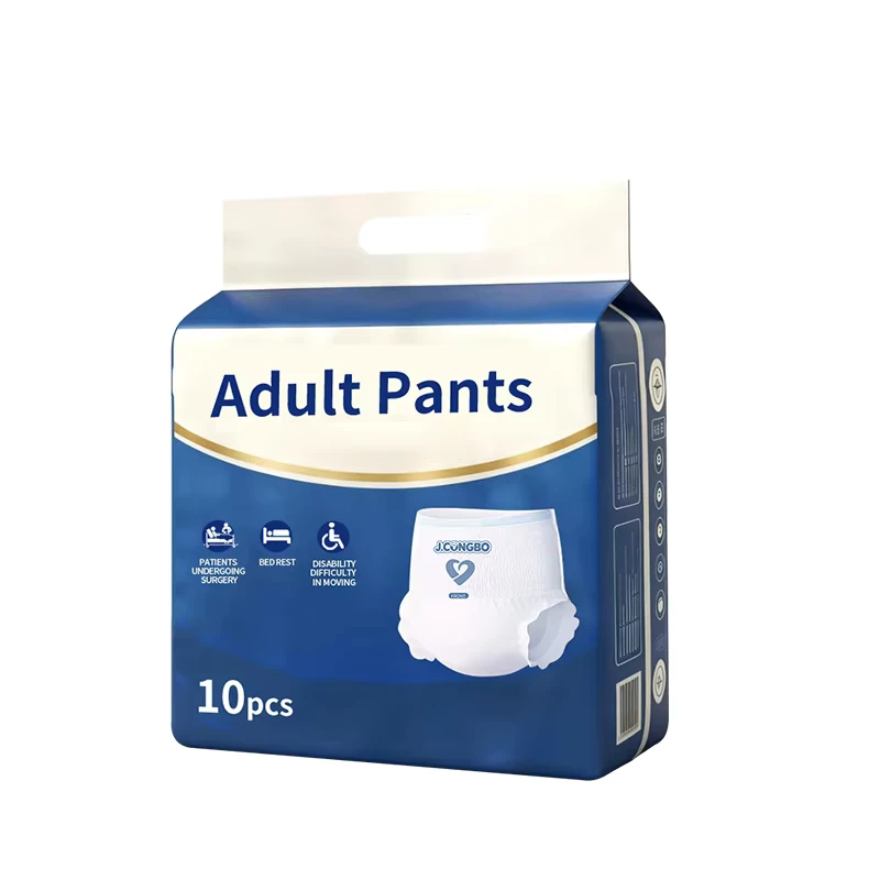J.CongBo-OEM-Universal-Adult-Pull-Up-Diapers-for-Incontinence-Care-Breathable-and-Super-Absorbent-Disposable-for-Elderly-Wholes J.CongBo OEM Universal Adult Pull Up Diapers for Incontinence Care Breathable and Super Absorbent Disposable for Elderly Wholes
