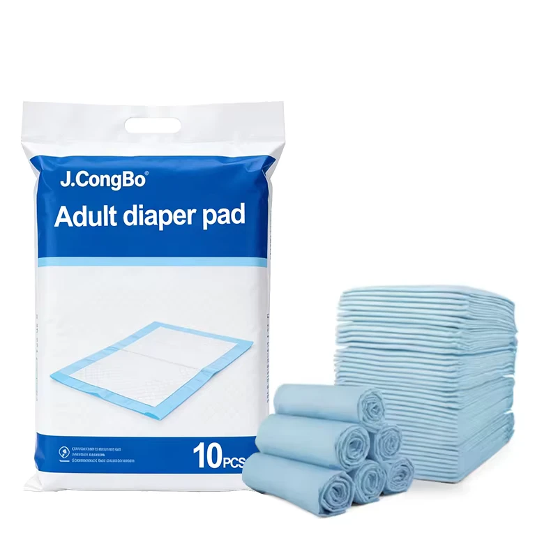 J.CongBo-Super-Absorbent-Adult-Care-Incontinence-Underpad-3-6-Layers-Breathable-Soft-Cotton-Disposable-ISO-CE J.CongBo Super Absorbent Adult Care Incontinence Underpad 3 6 Layers Breathable Soft Cotton Disposable ISO CE