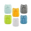 J335 Washable Cloth Diapers Waterproof Pants Custom Print Washable Reusable Baby Cloth Diapers for Sale