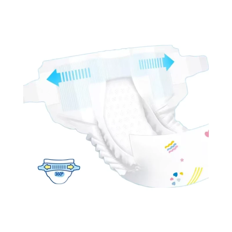 Large-Premium-Disposable-Organic-Baby-Diapers-Breathable-3D-Leak-Prevention-Dry-Surface-Absorption-OEM-Private-Non-Woven Large Premium Disposable Organic Baby Diapers Breathable 3D Leak Prevention Dry Surface Absorption OEM Private Non Woven