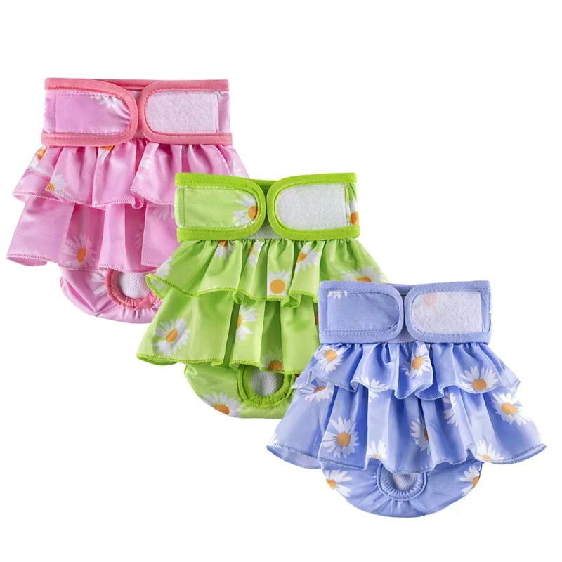 Leak-Proof-Absorbent-Dog-Diapers-Cute-Pet-Pants-Sanitary-Female-Cloth-Physiological-Pant-Underwear-Summer-Winter-1 Leak Proof Absorbent Dog Diapers Cute Pet Pants Sanitary Female Cloth Physiological Pant Underwear Summer Winter 1