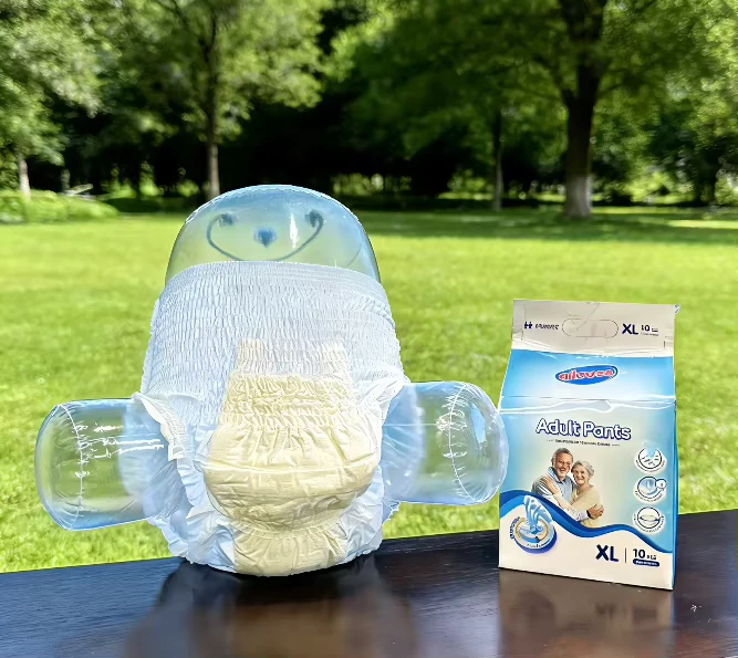 Leak-Proof-Overnight-Adult-Diaper-Pants-High-Absorbency-Disposable-Non-Woven-Diapers-Private-Label-Cooperation Leak Proof Overnight Adult Diaper Pants High Absorbency Disposable Non Woven Diapers Private Label Cooperation