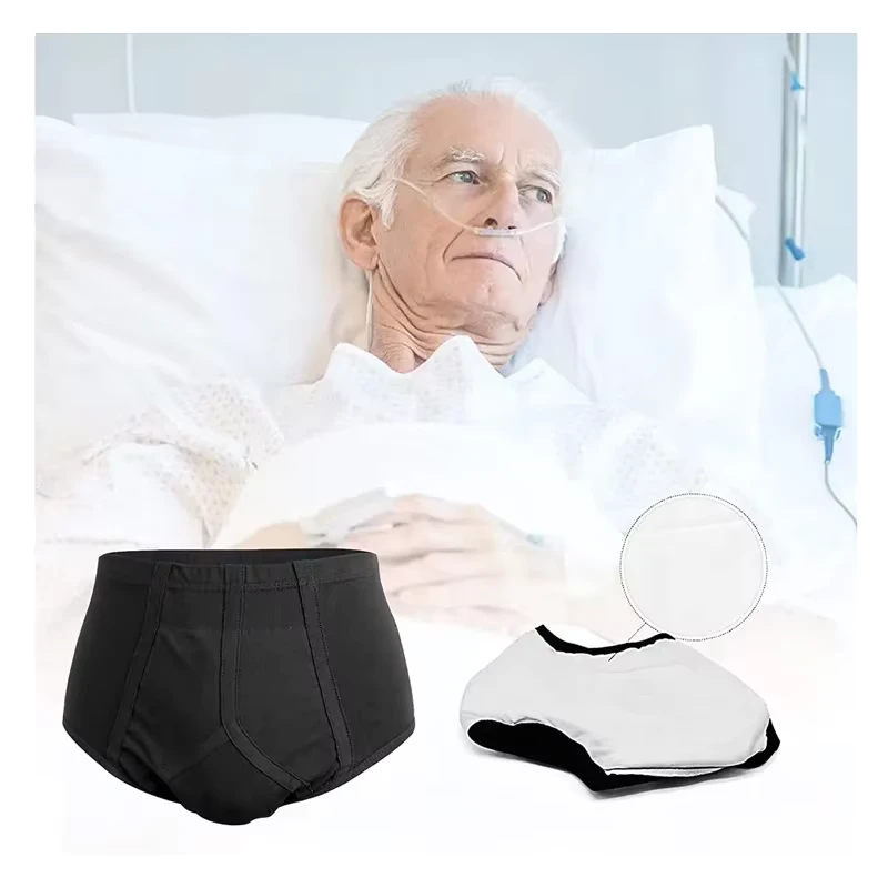Low-Price-Adult-Diaper-Cloth-33.5-40-16-30Cm-Reusable-Black-Incontinence-Pants-for-Adults Low Price Adult Diaper Cloth 33.5 40 16 30Cm Reusable Black Incontinence Pants for Adults