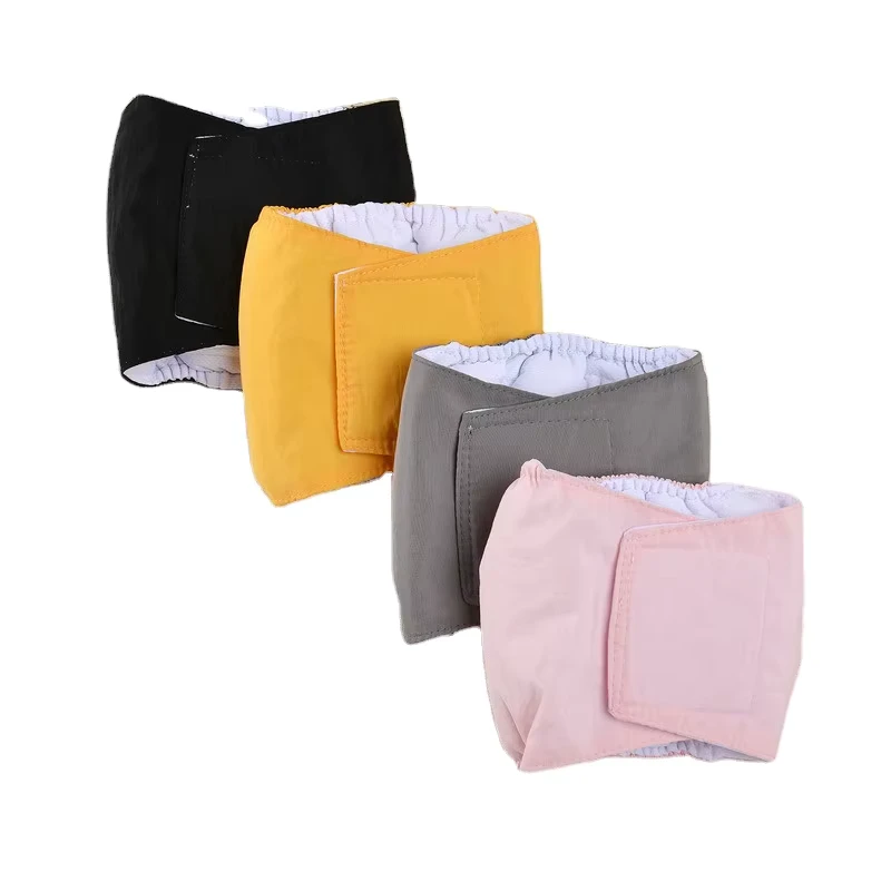 Luxury-Solid-Polyester-Indoor-Pet-Diaper-Belly-Band-Wrap-for-Male-Reusable-Washable-Dog-Diaper-Female Luxury Solid Polyester Indoor Pet Diaper Belly Band Wrap for Male Reusable Washable Dog Diaper Female