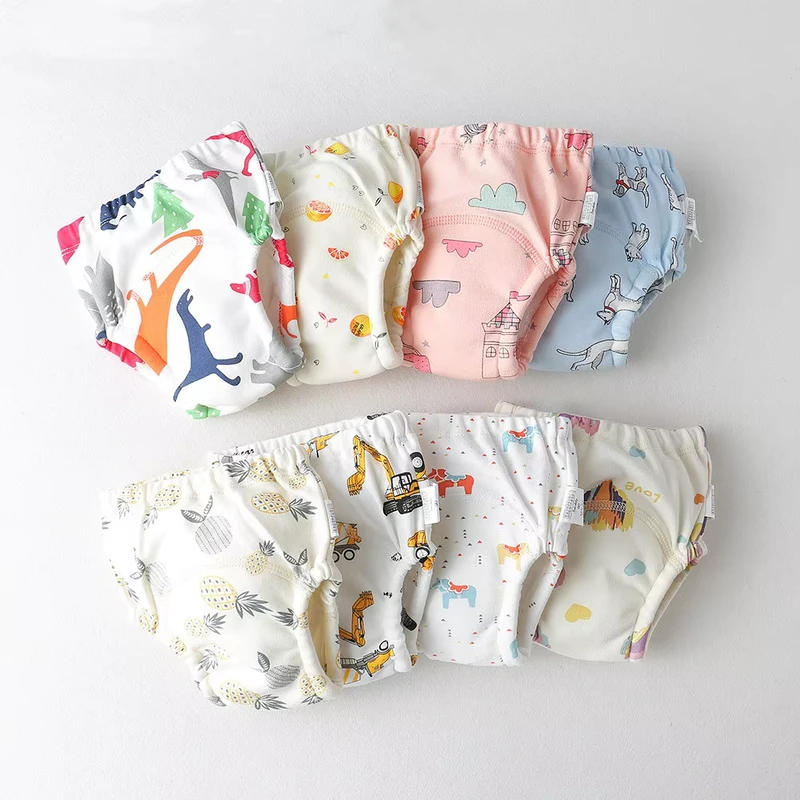 Magic-Waterproof-Reusable-Cotton-Toddler-Training-Pants-Infant-Shorts-Washable-Breath-Cloth-Diapers-for-Babies Magic Waterproof Reusable Cotton Toddler Training Pants Infant Shorts Washable Breath Cloth Diapers for Babies