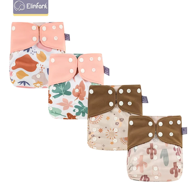 Nappies-Washable-Reusable-Pocket-Baby-Diapers-4pcs-pack-Cloth-Diaper Nappies Washable Reusable Pocket Baby Diapers 4pcs pack Cloth Diaper