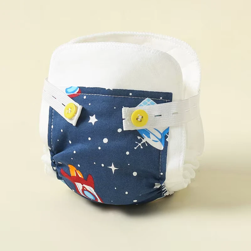 Natural-Cotton-Cloth-Diaper-Reusable-Infant-Nappy Natural Cotton Cloth Diaper Reusable Infant Nappy