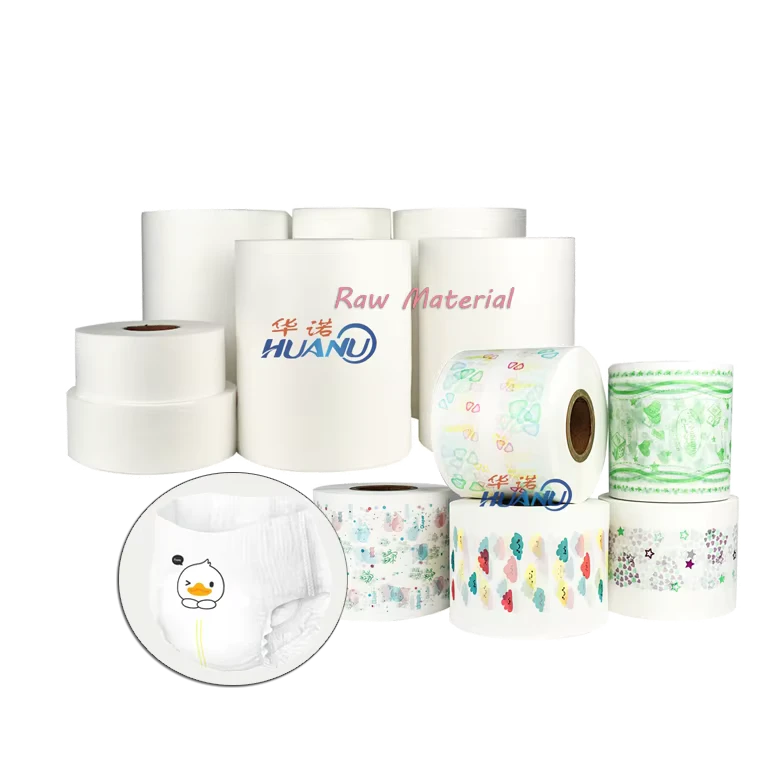 New-Arrival-Made-in-China-Nonwoven-Topsheet-Bottom-PE-Film-Raw-Materials-for-Production-of-Baby-Diaper New Arrival Made in China Nonwoven Topsheet Bottom PE Film Raw Materials for Production of Baby Diaper