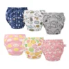New Custom High Absorption Cotton Charcoal Baby Diapers Reusable Cloth Diaper for Babies