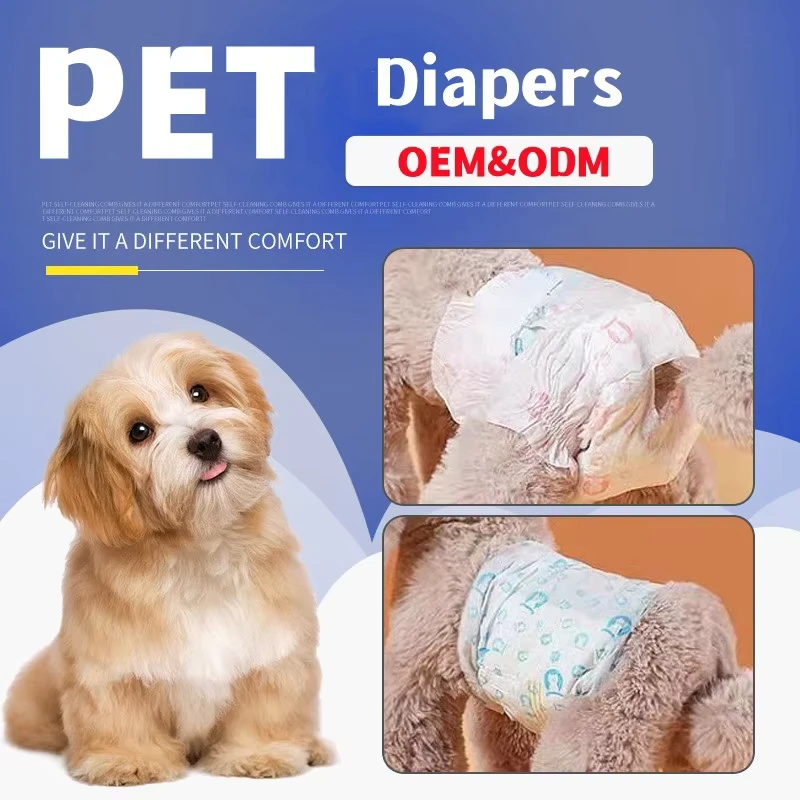 Nonwoven-Dog-Diapers-Teddy-Menstrual-Pants-Anti-Harassment-Anti-Mating-Absorbent-Puppy-Sanitary-Training-Briefs Nonwoven Dog Diapers Teddy Menstrual Pants Anti Harassment Anti Mating Absorbent Puppy Sanitary Training Briefs