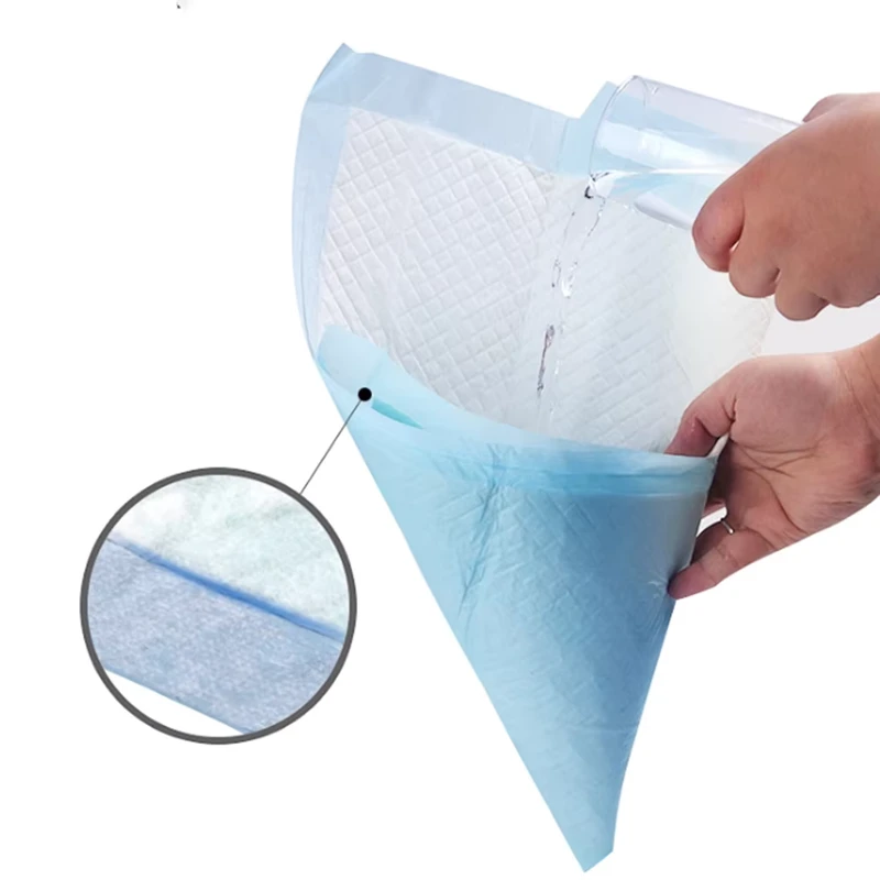OEM-Adult-Incontinence-Bed-Pads-Disposable-5-Layer-Underpads-60x90cm-High-Absorbency-Protective-Nursing-Pads OEM Adult Incontinence Bed Pads Disposable 5 Layer Underpads 60x90cm High Absorbency Protective Nursing Pads