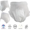 OEM Adult Pull up Pants for Women and Men Underwear Type High Absorption Adult Baby Diapers Disposable Pull up Pants 2 OEM Adult Pull up Pants for Women and Men Underwear Type High Absorption Adult Baby Diapers Disposable Pull up Pants