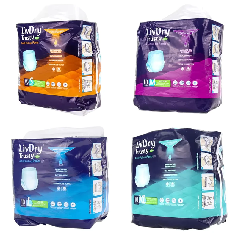 OEM-Brand-Super-Thick-Disposable-Adult-Diapers-for-Men-Women-XL-Size-3D-Leak-Prevention-Non-Woven-Fabric-Adjustable-Stick-Waist OEM Brand Super Thick Disposable Adult Diapers for Men Women XL Size 3D Leak Prevention Non Woven Fabric Adjustable Stick Waist