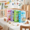 OEM Custom Disposable Baby Diapers Soft Breathable Non Woven Leak Guard Nappies