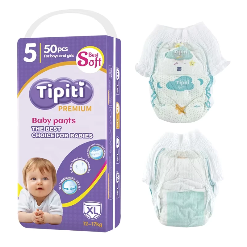 OEM-Custom-Disposable-Baby-Pull-Up-Diaper-Pants-Ultra-Soft-Breathable-Training-Pants OEM Custom Disposable Baby Pull Up Diaper Pants Ultra Soft Breathable Training Pants