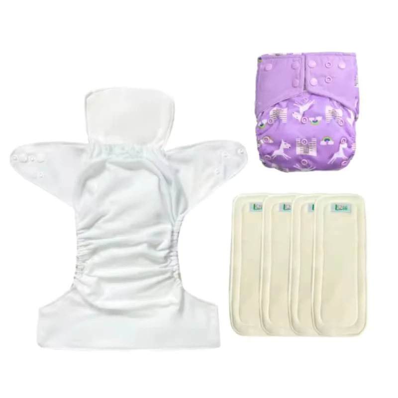 OEM-Custom-Washable-Reusable-Bamboo-Cotton-Soft-Adjustable-Waterproof-Breathable-Diaper-Inner-Baby-Training-Pants-Cloth-Diaper OEM Custom Washable Reusable Bamboo Cotton Soft Adjustable Waterproof Breathable Diaper Inner Baby Training Pants Cloth Diaper