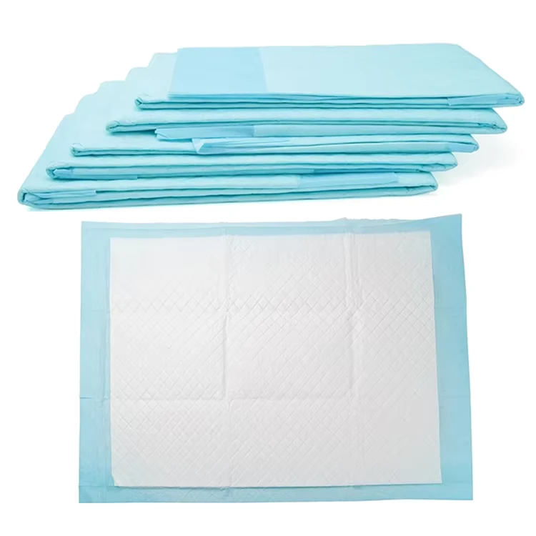 OEM-Disposable-Incontinence-Underpads-5-Layers-Super-Soft-Ultra-Thick-Disposable-Under-Pads-Bed-Sheet-Manufacturer OEM Disposable Incontinence Underpads 5 Layers Super Soft Ultra Thick Disposable Under Pads Bed Sheet Manufacturer