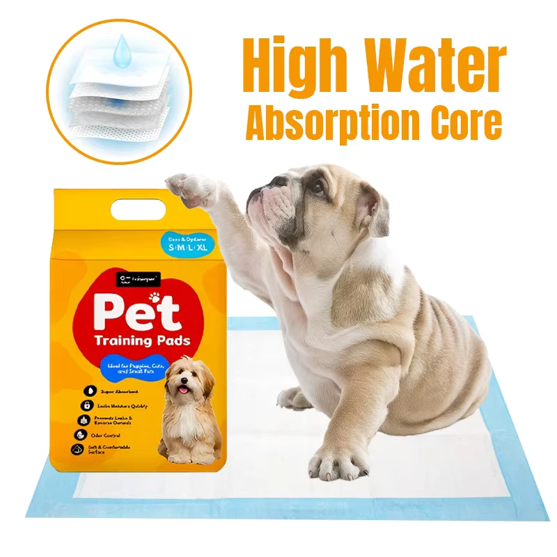 OEM-Factory-Disposable-Leak-Proof-Super-Absorption-Soft-Pet-Potty-Pads-Puppy-Diaper-2 OEM Factory Disposable Leak Proof Super Absorption Soft Pet Potty Pads Puppy Diaper 2