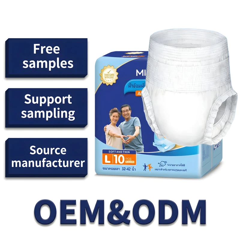 OEM-ODM-360-All-Protection-Disposable-Adult-Diaper-Pants-Unisex-Pull-up-Super-Absorbent-Anti-Leak-Elderly-Care-Size-L OEM ODM 360 All Protection Disposable Adult Diaper Pants Unisex Pull up Super Absorbent Anti Leak Elderly Care Size L