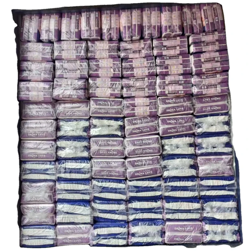 OEM-ODM-Breathable-Magic-Cotton-Disposable-Baby-Diapers-in-Bales OEM ODM Breathable Magic Cotton Disposable Baby Diapers in Bales