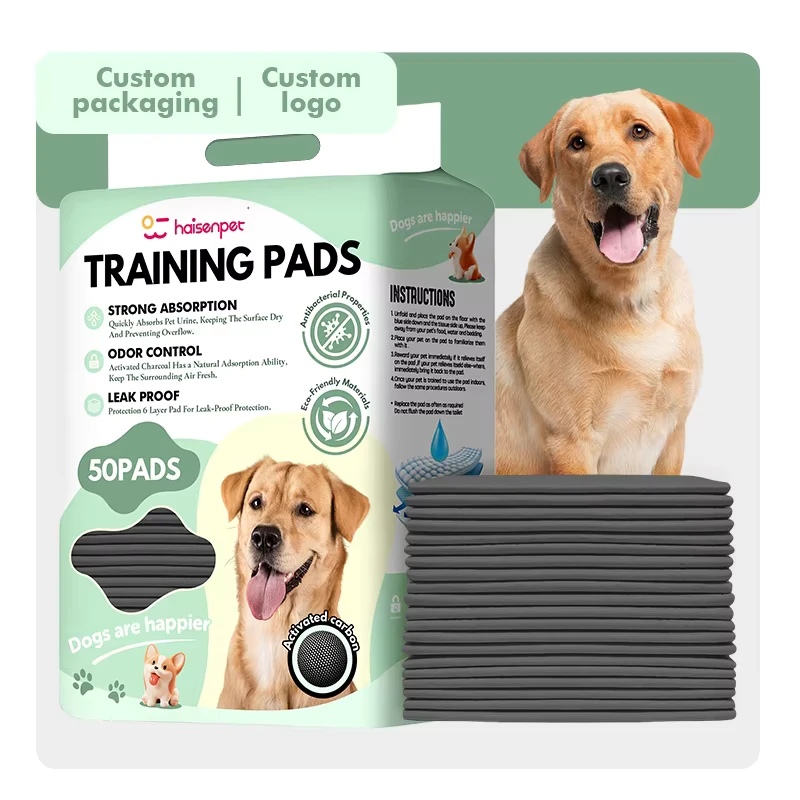 OEM-ODM-Pet-Pad-Disposable-Odor-Control-Super-Absorbent-Activated-Carbon-Pee-Pads-For-Dogs-1 OEM ODM Pet Pad Disposable Odor Control Super Absorbent Activated Carbon Pee Pads For Dogs 1