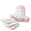 OEM Organic Cotton Baby Diapers Biodegradable Eco Safe Super Absorbent Leak Guard Free Sample
