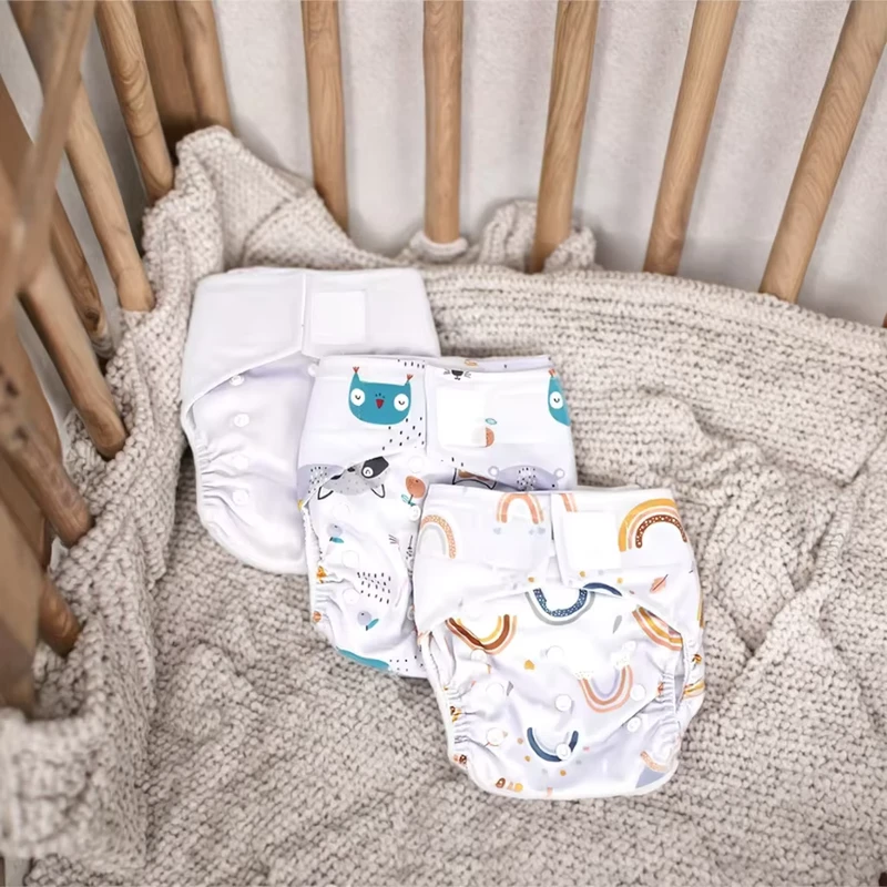 OEM-Service-Adjustable-Pocket-Cloth-Diaper-Modern-Washable-Reusable-Baby-Diaper-with-Printed-Feature OEM Service Adjustable Pocket Cloth Diaper Modern Washable Reusable Baby Diaper with Printed Feature
