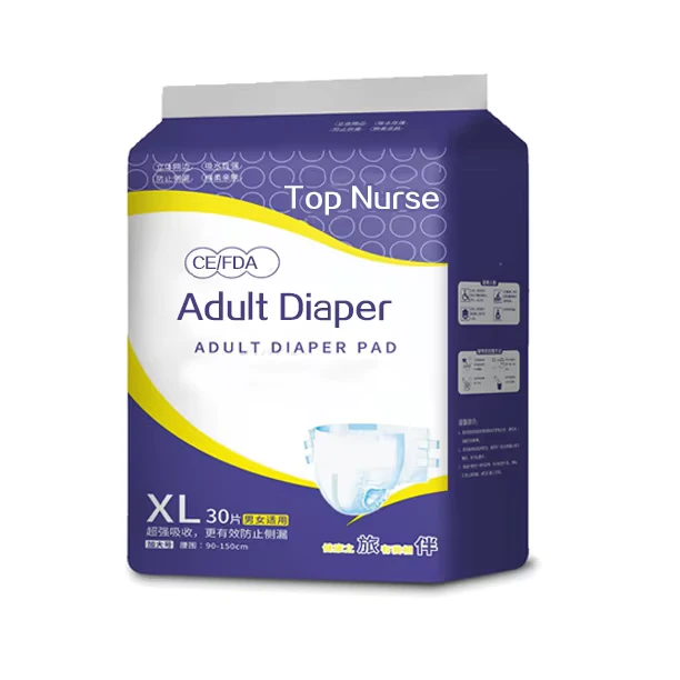 OEM-Ultra-Thick-Super-Absorbent-Soft-Non-Woven-Disposable-Adult-Diaper-with-Printed-Feature-Direct-Sale-by-Manufacturer OEM Ultra Thick Super Absorbent Soft Non Woven Disposable Adult Diaper with Printed Feature Direct Sale by Manufacturer