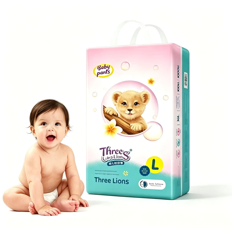 OEM-Ultra-Thin-Baby-Diapers-Three-Lions-Pull-Up-Nappies-UK-Couche-Bebe-En-Gros-Lot-De-50piece-Diapers-Factory-Wholesaler-Diapers OEM Ultra Thin Baby Diapers Three Lions Pull Up Nappies UK Couche Bebe En Gros Lot De 50piece Diapers Factory Wholesaler Diapers