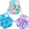 Pet Clothes Dog Physiological Panties Absorb Reusable Washable Diaper Sanitary Mermaid Style Female Dogs Pants 2 Pet Clothes Dog Physiological Panties Absorb Reusable Washable Diaper Sanitary Mermaid Style Female Dogs Pants