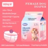 Pet Female Diapers Dog Diapers Super Absorbent CE Certified Puppy Potty Training SAP (Super Absorbent Polymer) 1 Pet Female Diapers Dog Diapers Super Absorbent CE Certified Puppy Potty Training SAP Super Absorbent Polymer