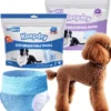 Pet Pull up Pants Diaper for Female Dog Cats Disposable 2 Pet Pull up Pants Diaper for Female Dog Cats Disposable 1