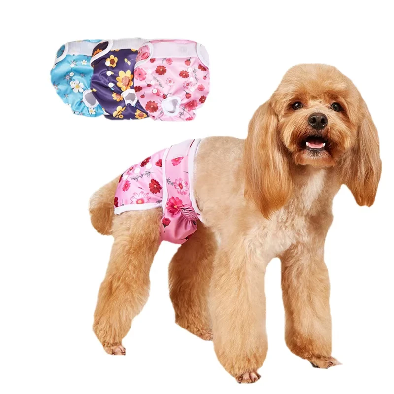 Pet-Soft-Washable-Female-Dog-Diapers-Comfort-Reusable-Doggy-Diapers-for-Girl-Dog-in-Period-Heat-1 Pet Soft Washable Female Dog Diapers Comfort Reusable Doggy Diapers for Girl Dog in Period Heat 1