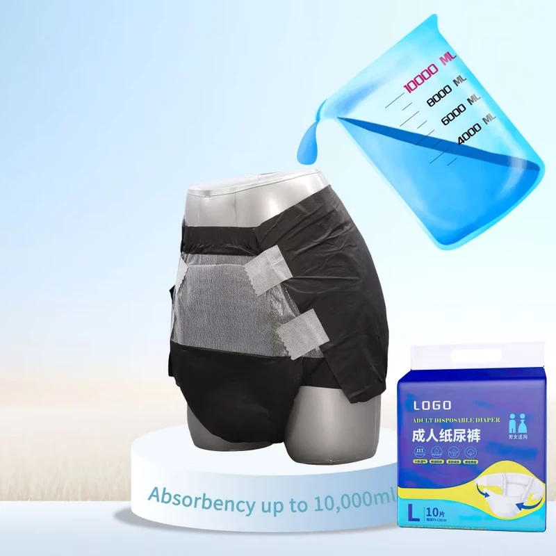 Premium-Disposable-Printed-Incontinence-Supplies-Low-Cost-Adult-Diapers-Tabs-3D-Leak-Prevention-High-Absorbency-Super-Breathable Premium Disposable Printed Incontinence Supplies Low Cost Adult Diapers Tabs 3D Leak Prevention High Absorbency Super Breathable