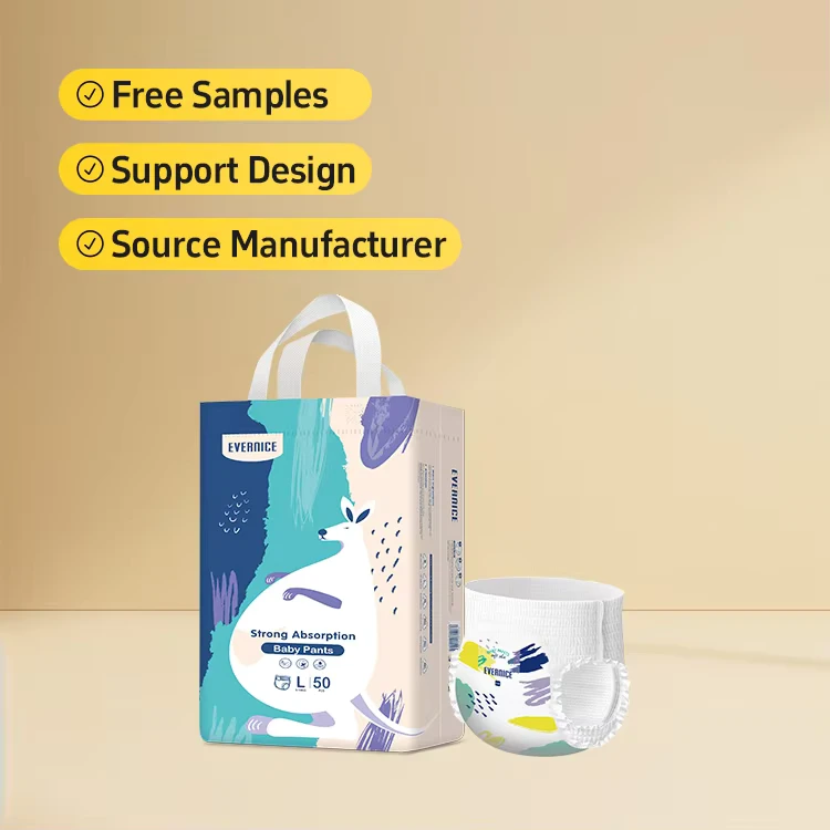 Printed-Disposable-Baby-Pants-Diapers-with-3D-Leak-Prevention-and-Dry-Surface-Absorption Printed Disposable Baby Pants Diapers with 3D Leak Prevention and Dry Surface Absorption
