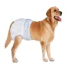 Printed Disposable Pet Diaper for Dogs with 3D Leak Prevention Soft Breathable Non Woven Fabric and SAP