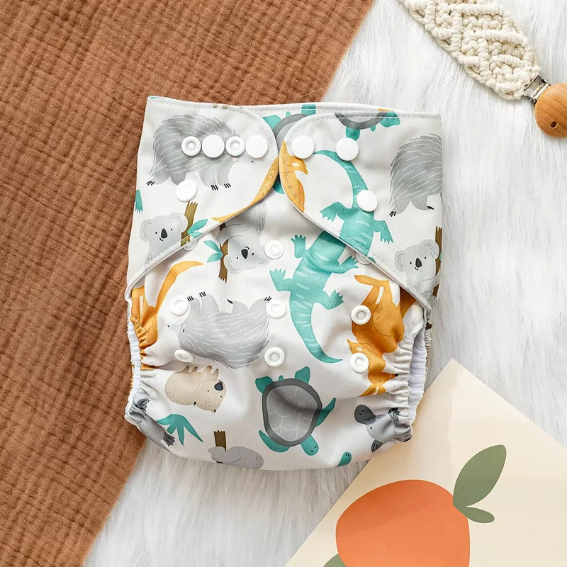 Reusable-Baby-Diapers-Pants-Washable-Eco-friendly-Cotton-Printed-Cloth-Diapers-3D-Leak-Prevention-Soft-Breathable-Absorption Reusable Baby Diapers Pants Washable Eco friendly Cotton Printed Cloth Diapers 3D Leak Prevention Soft Breathable Absorption