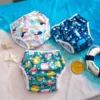 Reusable Baby Swim Diapers Adjustable Swim Diapers for Baby & Newborn 2 Reusable Baby Swim Diapers Adjustable Swim Diapers for Baby Newborn