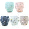 Reusable Cotton Baby Training Underwear XL Size Printed Cloth Diapers Washable Infant 2 Reusable Cotton Baby Training Underwear XL Size Printed Cloth Diapers Washable Infant