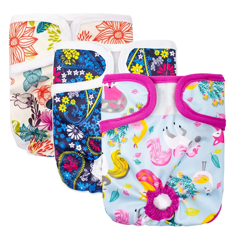 Reusable-Washable-Dog-Diapers-Female-3-Pack-Highly-Absorbent-Doggie-Diapers-1 Reusable Washable Dog Diapers Female 3 Pack Highly Absorbent Doggie Diapers 1